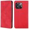 Mobigear Retro Slim OnePlus 10T Hülle Klapphülle Geldbörse - Rot