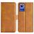 Mobigear Slim Magnet Realme GT Neo 3 Hülle Klapphülle Geldbörse - Cognac