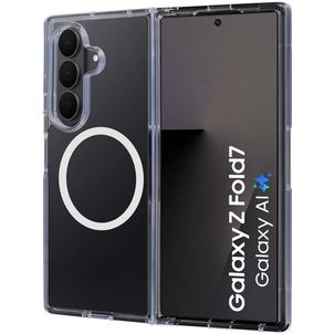 Mobiparts Hardcover Durchsichtig Samsung Galaxy Z Fold 7 MagSafe Hülle Hardcase Backcover - Transparent