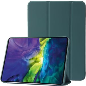 Mobigear Tri-Fold Gel iPad 10 (2022) Hülle TPU,Kunstleder Klapphülle - Grün