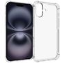 Mobigear Cushion Durchsichtig iPhone 16 Plus Hülle Flexibles TPU Backcover - Transparent