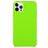 Mobigear Rubber Touch iPhone 15 Pro Silikon Hülle Backcover - Limette