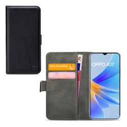 Mobilize Classic Gelly Wallet OPPO A17 Klapphülle Portemonnaie - Schwarz
