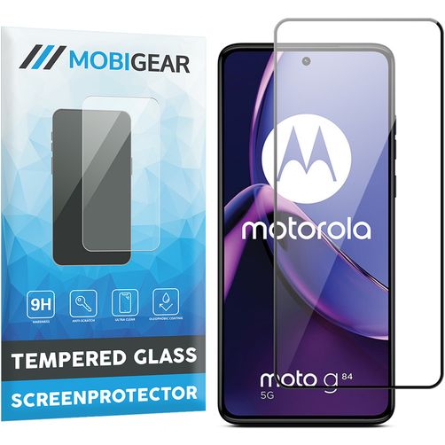 Mobigear Premium Motorola Moto G84 Panzerglas Displayschutz - Hüllenfreundlich