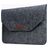 Mobigear Envelope Filz Laptop Sleeve 13 Zoll Laptop Hülle - Schwarz