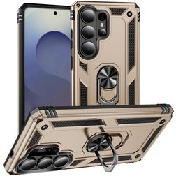 Mobigear Armor ring Samsung Galaxy S26 Ultra Hardcase Backcover Shockproof mit Ringhalter - Gold