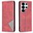 Mobigear Rhombus Slim Samsung Galaxy S26 Ultra Hülle Klapphülle - Rot