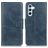 Mobigear Classy Samsung Galaxy A54 Hülle Klapphülle Geldbörse - Blau