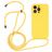 Mobigear Lanyard iPhone 15 Pro Max Silikon Handykette - Gelb
