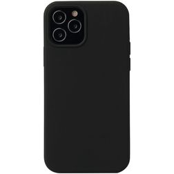 Mobigear Rubber Touch iPhone 13 Pro Max Silikon Hülle Backcover - Schwarz