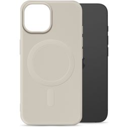 My Style Protective Flex iPhone 13 MagSafe Hülle Flexibles TPU Backcover - Antique White
