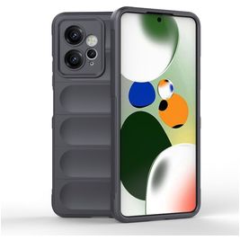 Mobigear Bumpy Xiaomi Redmi Note 12 Hülle Flexibles TPU Backcover - Charcoal
