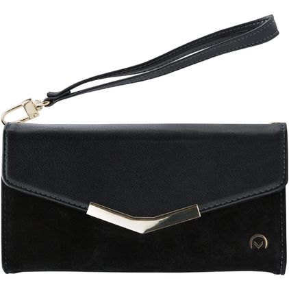 Mobilize Gelly Velvet Samsung Galaxy A42 Hülle Abnehmbare 2in1 Clutch - Deep Black