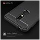 Mobigear Brushed Slim Nokia 7.1 Hülle Flexibles TPU Backcover - Schwarz