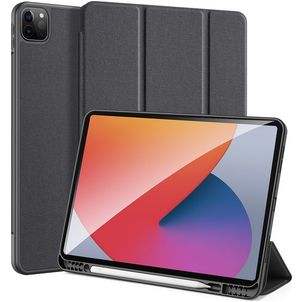 Dux Ducis Domo iPad Pro 12.9 Zoll (2022) Hülle Klapphülle + Stifthalter - Schwarz