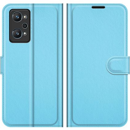 Mobigear Classic Realme GT Neo 3T Hülle Klapphülle Geldbörse - Blau