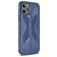 Mobigear Armor iPhone 12 Pro Max Hülle Flexibles TPU Backcover Stoßfest - Blau