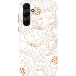 MIO Samsung Galaxy A55 MagSafe Hülle Hardcase Backcover - White Roses
