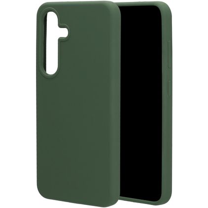Mobiparts Samsung Galaxy S25 Silikon Backcover - Forest Green