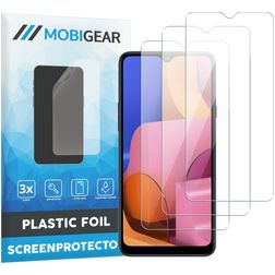 Mobigear Samsung Galaxy A20s Displayschutz Schutzfolie - Hüllenfreundlich (3er Pack)