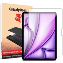 GrizzlyCoat Magic Applicator iPad Air 11 Zoll (2025) Panzerglas Gehärtetes Glas Displayschutz - Hüllenfreundlich + Applikator
