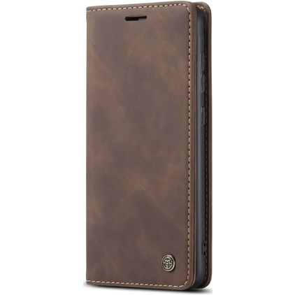 Caseme 013 Samsung Galaxy A41 Hülle Klapphülle Geldbörse - Braun