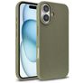 Mobigear Bio iPhone 18 Hülle Umweltfreundliches Backcover - Armeegrün