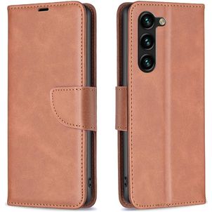 Mobigear Excellent Samsung Galaxy S25 Plus Hülle Klapphülle Geldbörse - Braun