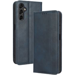 Mobigear Sensation Samsung Galaxy A14 Hülle Klapphülle Geldbörse - Blau