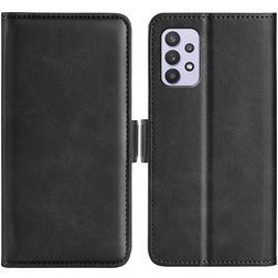Mobigear Slim Magnet Samsung Galaxy A53 Hülle Klapphülle Geldbörse - Schwarz
