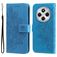 Mobigear Flowers Xiaomi Redmi 14C Hülle Klapphülle Geldbörse - Blau