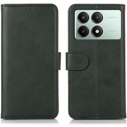 Mobigear Wallet POCO X6 Pro Hülle Klapphülle Geldbörse - Grün
