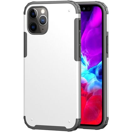 Mobigear Ultra Tough iPhone 12 Mini Hülle Hardcase Backcover Stoßfest - Weiß