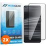 Mobigear Premium Realme GT2 Panzerglas Gehärtetes Glas Displayschutz - Hüllenfreundlich - Schwarz (2er Pack)