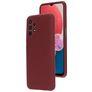 Mobiparts Samsung Galaxy A13 4G Silikon Hülle Backcover - Plum Red