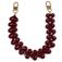 Mobigear Kunststoff Heart Verstellbare Universal-Handykette - Ruby Red