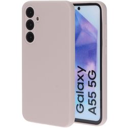 Mobiparts Samsung Galaxy A55 Silikon Hülle Backcover - Soft Salmon