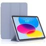 Mobigear Tri-Fold Gel iPad 10 (2022) Hülle TPU,Kunstleder Klapphülle - Blau