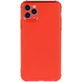 Mobigear Cushion iPhone 12 Pro Max Hülle Flexibles TPU Backcover Stoßfest - Rot