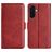 Mobigear Slim Magnet Samsung Galaxy A37 Klapphülle Portemonnaie - Rot