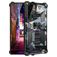 Mobigear Armor Stand Samsung Galaxy S22 Ultra Hülle Hardcase Backcover Stoßfest mit Ständer - Blau