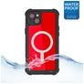 Ghostek Nautical Waterproof iPhone 14 Plus Wasserdicht MagSafe Hülle Hardcase Backcover Stoßfest - Schwarz