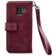 Mobilize Gelly Zipper Samsung Galaxy A6 (2018) Hülle Abnehmbare 2in1 Clutch - Bordeaux