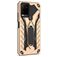 Mobigear Armor Stand Vivo Y21s Hülle Hardcase Backcover Stoßfest mit Ständer - Gold