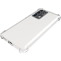 Mobigear Cushion Durchsichtig Huawei P40 Pro Plus Hülle Flexibles TPU Backcover Stoßfest - Transparent