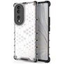 Mobigear Honeycomb HONOR 70 Hülle Hardcase Backcover Stoßfest - Weiß