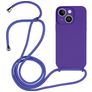 Mobigear Lanyard iPhone 14 Silikon Handykette - Lila