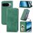 Mobigear Retro Slim Google Pixel 10 Pro XL Hülle Klapphülle Geldbörse - Grün