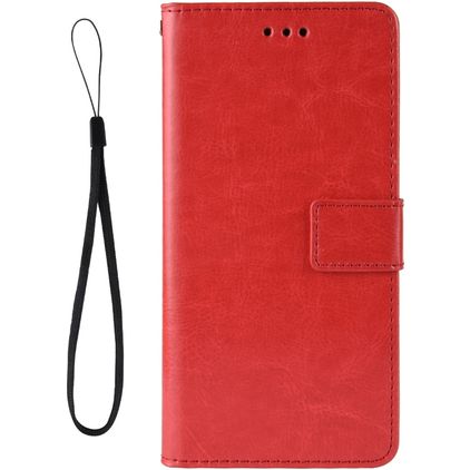 Mobigear Wallet Xiaomi Redmi Note 7 Hülle Klapphülle Geldbörse - Rot