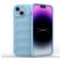 Mobigear Bumpy iPhone 15 Plus Hülle Flexibles TPU Backcover - Blau